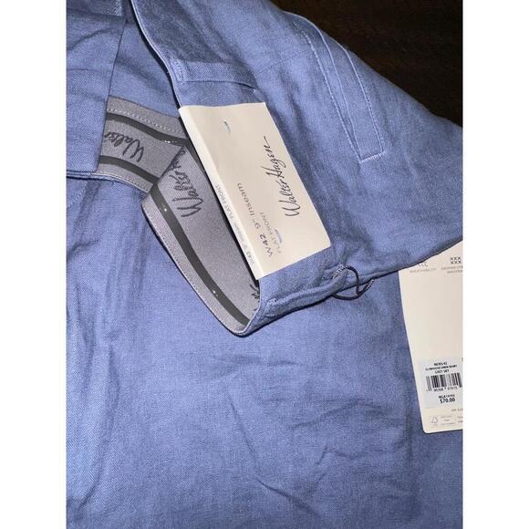 Walter Hagen Shorts Mens Size W42 Light Blue Stretch Short Button Closure Golf C - Picture 5 of 6